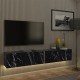 Έπιπλο τηλεόρασης επιτοίχιο Figure Megapap με LED χρώμα μαύρο εφέ μαρμάρου 181,8x31,7x30εκ. Έπιπλο τηλεόρασης επιτοίχιο Figure Megapap με LED χρώμα μαύρο εφέ μαρμάρου 181,8x31,7x30εκ.
