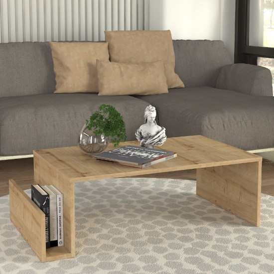 Τραπεζάκι σαλονιού Regnar Megapap χρώμα sapphire oak 100,6x55x31,8εκ. Τραπεζάκι σαλονιού Regnar Megapap χρώμα sapphire oak 100,6x55x31,8εκ.