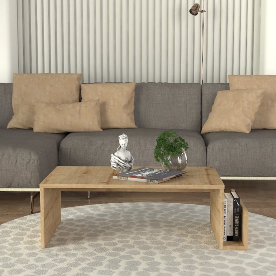 Τραπεζάκι σαλονιού Regnar Megapap χρώμα sapphire oak 100,6x55x31,8εκ. Τραπεζάκι σαλονιού Regnar Megapap χρώμα sapphire oak 100,6x55x31,8εκ.