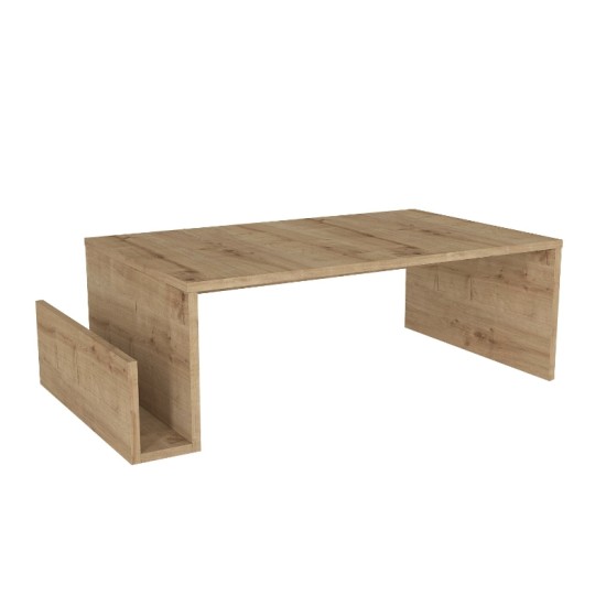 Τραπεζάκι σαλονιού Regnar Megapap χρώμα sapphire oak 100,6x55x31,8εκ. Τραπεζάκι σαλονιού Regnar Megapap χρώμα sapphire oak 100,6x55x31,8εκ.