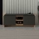 Παπουτσοθήκη Verly Megapap χρώμα sapphire oak - ανθρακί 110x33,2x43εκ. Παπουτσοθήκη Verly Megapap χρώμα sapphire oak - ανθρακί 110x33,2x43εκ.