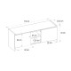 Παπουτσοθήκη Verly Megapap χρώμα sapphire oak - ανθρακί 110x33,2x43εκ. Παπουτσοθήκη Verly Megapap χρώμα sapphire oak - ανθρακί 110x33,2x43εκ.