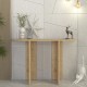 Κονσόλα Cortado Megapap χρώμα sapphire oak 120x35x75εκ.