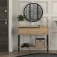 Κονσόλα με καθρέπτη Suzy Megapap χρώμα sepet oak 90x29,6x76εκ. Κονσόλα με καθρέπτη Suzy Megapap χρώμα sepet oak 90x29,6x76εκ.