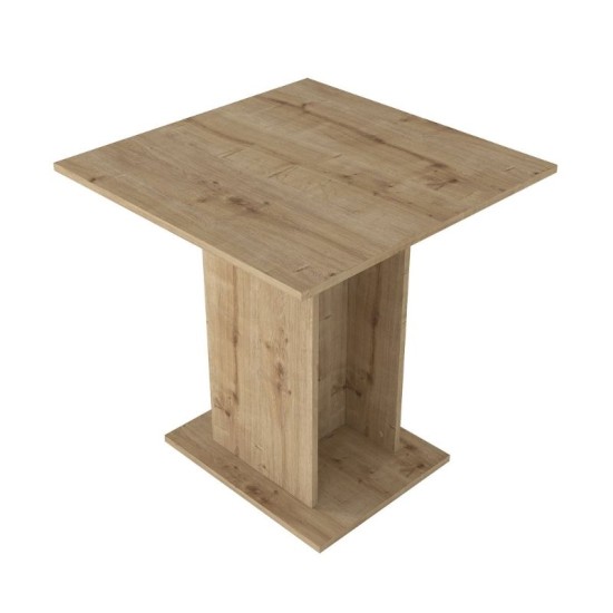 Τραπέζι Allos Megapap χρώμα sapphire oak 75x75x77εκ. Τραπέζι Allos Megapap χρώμα sapphire oak 75x75x77εκ.
