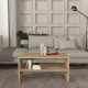 Τραπεζάκι σαλονιού Eleva Megapap χρώμα sapphire oak 90x44,6x46,4εκ. Τραπεζάκι σαλονιού Eleva Megapap χρώμα sapphire oak 90x44,6x46,4εκ.