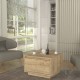 Τραπεζάκι σαλονιού Pura Megapap χρώμα sapphire oak 60x60x40εκ. Τραπεζάκι σαλονιού Pura Megapap χρώμα sapphire oak 60x60x40εκ.