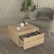 Τραπεζάκι σαλονιού Pura Megapap χρώμα sapphire oak 60x60x40εκ. Τραπεζάκι σαλονιού Pura Megapap χρώμα sapphire oak 60x60x40εκ.