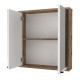 Καθρέπτης μπάνιου Lilian Μegapap χρώμα atlantic pine 59,6x14,6x65εκ.