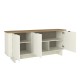 Μπουφές Bohema Megapap χρώμα ivory - sepet oak 180x47x76,6εκ. Μπουφές Bohema Megapap χρώμα ivory - sepet oak 180x47x76,6εκ.