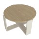 Τραπεζάκι σαλονιού Rebel Megapap χρώμα rota oak - sandstone Ø70x38εκ. Τραπεζάκι σαλονιού Rebel Megapap χρώμα rota oak - sandstone Ø70x38εκ.
