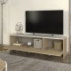 Έπιπλο τηλεόρασης Rebel Megapap χρώμα rota oak - sandstone 150x35x45εκ. Έπιπλο τηλεόρασης Rebel Megapap χρώμα rota oak - sandstone 150x35x45εκ.