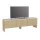 Έπιπλο τηλεόρασης Rebel Megapap χρώμα rota oak - sandstone 150x35x45εκ. Έπιπλο τηλεόρασης Rebel Megapap χρώμα rota oak - sandstone 150x35x45εκ.