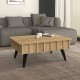Τραπεζάκι σαλονιού Gemma Megapap χρώμα sepet oak 90x59,6x36,8εκ. Τραπεζάκι σαλονιού Gemma Megapap χρώμα sepet oak 90x59,6x36,8εκ.