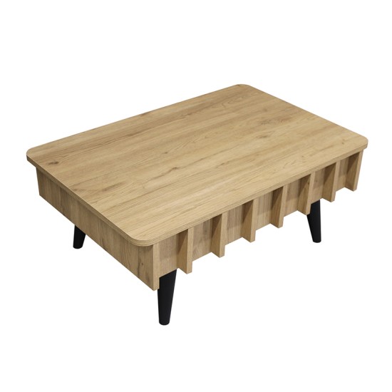 Τραπεζάκι σαλονιού Gemma Megapap χρώμα sepet oak 90x59,6x36,8εκ. Τραπεζάκι σαλονιού Gemma Megapap χρώμα sepet oak 90x59,6x36,8εκ.
