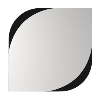 Καθρέπτης τοίχου Lava Μegapap χρώμα μαύρο 70x2,2x70εκ.