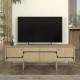 Έπιπλο τηλεόρασης Lava Megapap χρώμα rota oak - ανθρακί 150x35x51,3εκ. Έπιπλο τηλεόρασης Lava Megapap χρώμα rota oak - ανθρακί 150x35x51,3εκ.