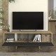 Έπιπλο τηλεόρασης Lava Megapap χρώμα rota oak - ανθρακί 150x35x51,3εκ. Έπιπλο τηλεόρασης Lava Megapap χρώμα rota oak - ανθρακί 150x35x51,3εκ.