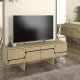 Έπιπλο τηλεόρασης Lava Megapap χρώμα rota oak - ανθρακί 150x35x51,3εκ. Έπιπλο τηλεόρασης Lava Megapap χρώμα rota oak - ανθρακί 150x35x51,3εκ.