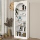 Βιβλιοθήκη Voila Megapap χρώμα λευκό 74x35x180εκ. Βιβλιοθήκη Voila Megapap χρώμα λευκό 74x35x180εκ.