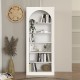 Βιβλιοθήκη Voila Megapap χρώμα λευκό 74x35x180εκ. Βιβλιοθήκη Voila Megapap χρώμα λευκό 74x35x180εκ.