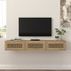 Έπιπλο τηλεόρασης επιτοίχιο Samuel Megapap χρώμα sapphire oak 180x31,4x28,6εκ. Έπιπλο τηλεόρασης επιτοίχιο Samuel Megapap χρώμα sapphire oak 180x31,4x28,6εκ.