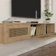 Έπιπλο τηλεόρασης επιτοίχιο Samuel Megapap χρώμα sapphire oak 180x31,4x28,6εκ. Έπιπλο τηλεόρασης επιτοίχιο Samuel Megapap χρώμα sapphire oak 180x31,4x28,6εκ.