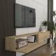 Έπιπλο τηλεόρασης επιτοίχιο Espanse Megapap χρώμα sapphire oak 241,8x31,7x30εκ. Έπιπλο τηλεόρασης επιτοίχιο Espanse Megapap χρώμα sapphire oak 241,8x31,7x30εκ.