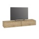 Έπιπλο τηλεόρασης επιτοίχιο Espanse Megapap χρώμα sapphire oak 241,8x31,7x30εκ. Έπιπλο τηλεόρασης επιτοίχιο Espanse Megapap χρώμα sapphire oak 241,8x31,7x30εκ.
