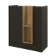 Γραφείο υποδοχής - reception Bonveno Megapap χρώμα ανθρακί - sepet oak 90x43,2x110εκ. Γραφείο υποδοχής - reception Bonveno Megapap χρώμα ανθρακί - sepet oak 90x43,2x110εκ.