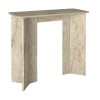 Κονσόλα Mara Megapap χρώμα travertine 90x29,6x91,8εκ.