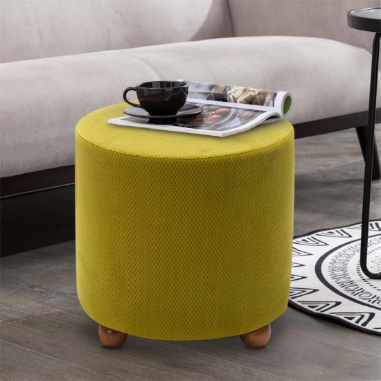 Σκαμπώ Mario Megapap υφασμάτινο χρώμα λαδί 40x40x40εκ. Σκαμπώ Mario Megapap υφασμάτινο χρώμα λαδί 40x40x40εκ.