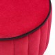 Σκαμπώ Rose Megapap βελούδινο χρώμα κόκκινο 40x40x40εκ. Σκαμπώ Rose Megapap βελούδινο χρώμα κόκκινο 40x40x40εκ.