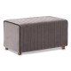 Σκαμπώ Mabel Megapap βελούδινο χρώμα γκρι 80x40x40εκ. Σκαμπώ Mabel Megapap βελούδινο χρώμα γκρι 80x40x40εκ.
