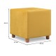 Σκαμπώ Daisy Megapap υφασμάτινο χρώμα κίτρινο 40x40x40εκ. Σκαμπώ Daisy Megapap υφασμάτινο χρώμα κίτρινο 40x40x40εκ.