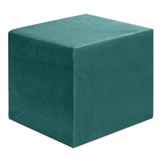 Σκαμπώ April Megapap βελούδινο χρώμα κυπαρρισί 40x40x40εκ. Σκαμπώ April Megapap βελούδινο χρώμα κυπαρρισί 40x40x40εκ.