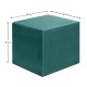 Σκαμπώ April Megapap βελούδινο χρώμα κυπαρρισί 40x40x40εκ. Σκαμπώ April Megapap βελούδινο χρώμα κυπαρρισί 40x40x40εκ.