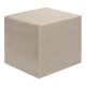 Σκαμπώ April Megapap βελούδινο χρώμα μπεζ 40x40x40εκ. Σκαμπώ April Megapap βελούδινο χρώμα μπεζ 40x40x40εκ.
