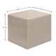 Σκαμπώ April Megapap βελούδινο χρώμα μπεζ 40x40x40εκ. Σκαμπώ April Megapap βελούδινο χρώμα μπεζ 40x40x40εκ.