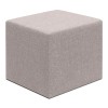 Σκαμπώ Linda Megapap υφασμάτινο χρώμα μπεζ 40x40x40εκ.