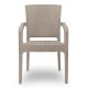 Πολυθρόνα πολυπροπυλενίου Clio Megapap recycled χρώμα cappuccino 57x55x86εκ. Πολυθρόνα πολυπροπυλενίου Clio Megapap recycled χρώμα cappuccino 57x55x86εκ.