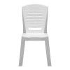 Καρέκλα πολυπροπυλενίου Tabia Megapap χρώμα λευκό 47x49x86εκ.