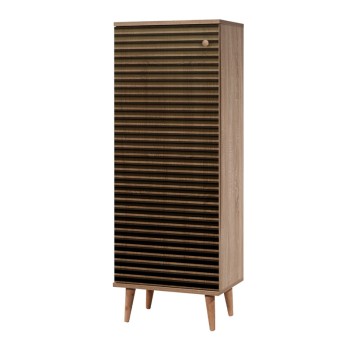 Παπουτσοθήκη - ντουλάπι Soho Megapap χρώμα sonoma 50x38x135εκ.