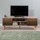 Έπιπλο τηλεόρασης Soho Megapap από μελαμίνη χρώμα sonoma 140x40x50 εκ. Έπιπλο τηλεόρασης Soho Megapap από μελαμίνη χρώμα sonoma 140x40x50 εκ.