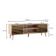 Έπιπλο τηλεόρασης Soho Megapap από μελαμίνη χρώμα sonoma 140x40x50 εκ. Έπιπλο τηλεόρασης Soho Megapap από μελαμίνη χρώμα sonoma 140x40x50 εκ.