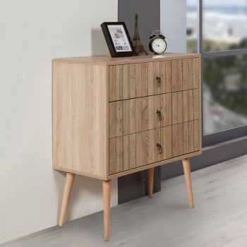 Συρταρτιέρα Soho Megapap χρώμα sonoma 80x40x90εκ.