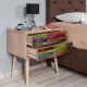 Κομοδίνο Soho Megapap από μελαμίνη χρώμα sonoma 60x40x61εκ. Κομοδίνο Soho Megapap από μελαμίνη χρώμα sonoma 60x40x61εκ.