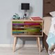 Κομοδίνο Soho Megapap από μελαμίνη χρώμα sonoma 60x40x61εκ. Κομοδίνο Soho Megapap από μελαμίνη χρώμα sonoma 60x40x61εκ.