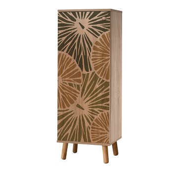 Παπουτσοθήκη - ντουλάπι Soho Megapap χρώμα sonoma 50x38x135εκ.