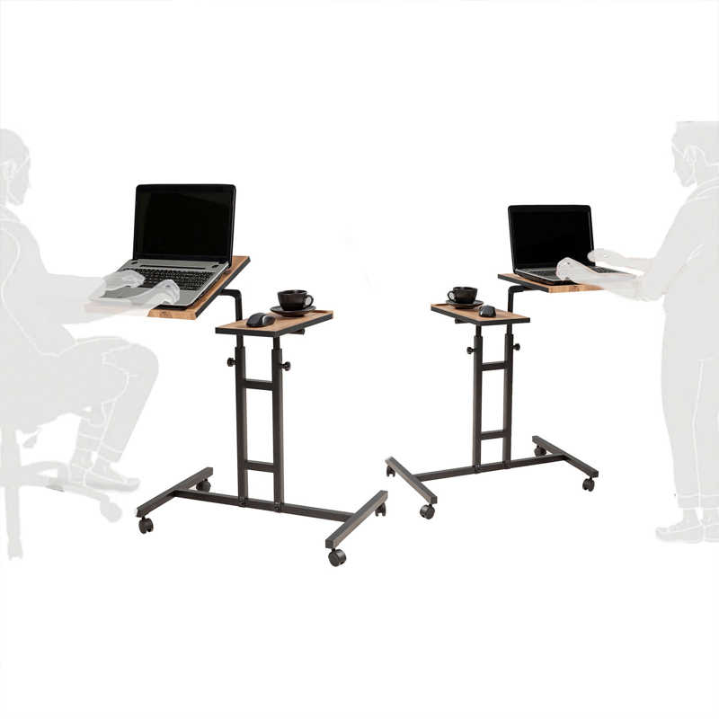 Τραπεζάκι βοηθητικό - laptop Frenk Megapap πολυμορφικό χρώμα atlantic pine 67x45,5x62/87εκ.